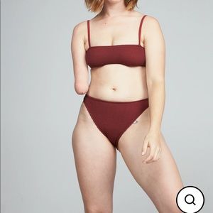 Youswim poise bathing suit in garnet
